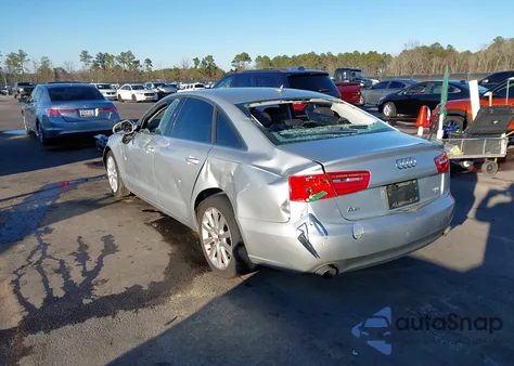 2014 Audi A6 3.0T Premium Plus from USA, damaged, VIN WAUFGAFC0EN029485